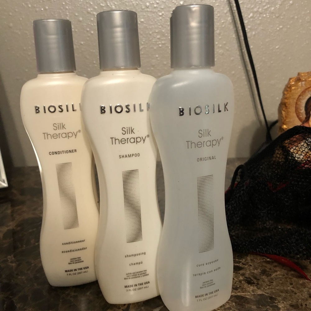 Biosilk shampoo, Conditioner and hair oil